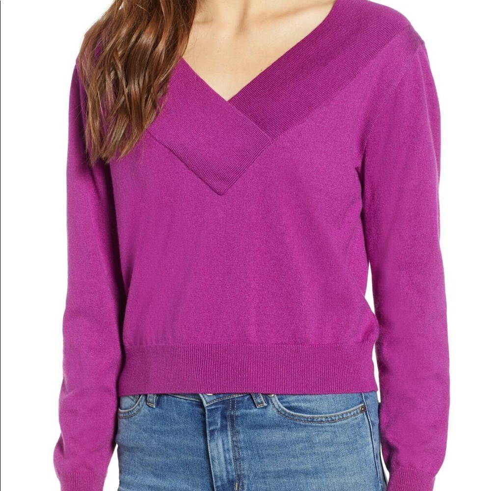 Leith || Purple Rosea Sweater